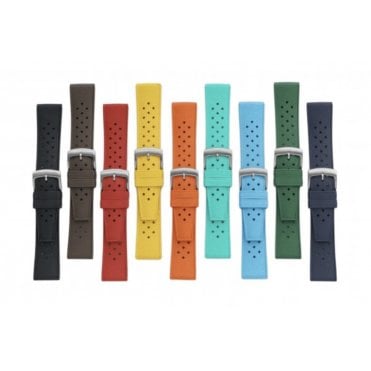 22mm FKM Rubber Quick Release Watch Strap