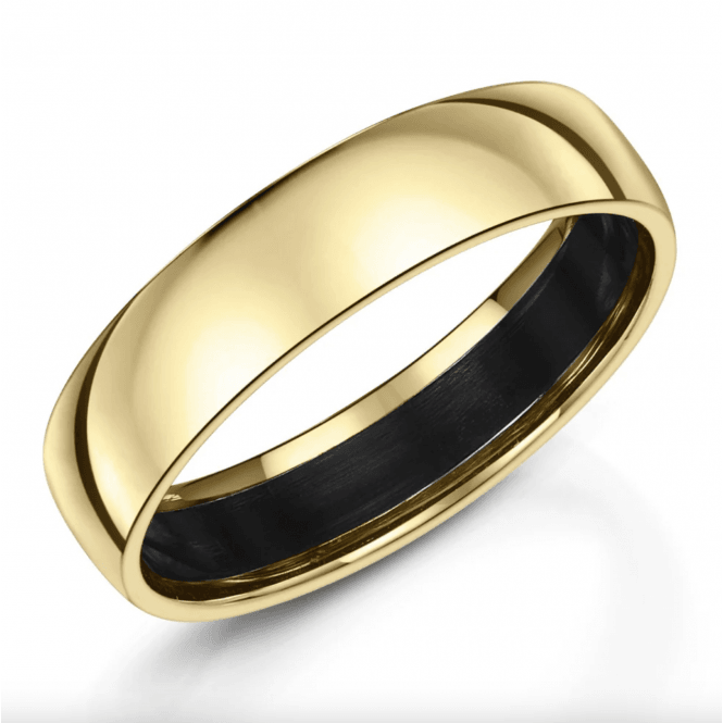 9ct Slight Court 6mm Wedding Ring