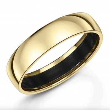 9ct Slight Court 6mm Wedding Ring
