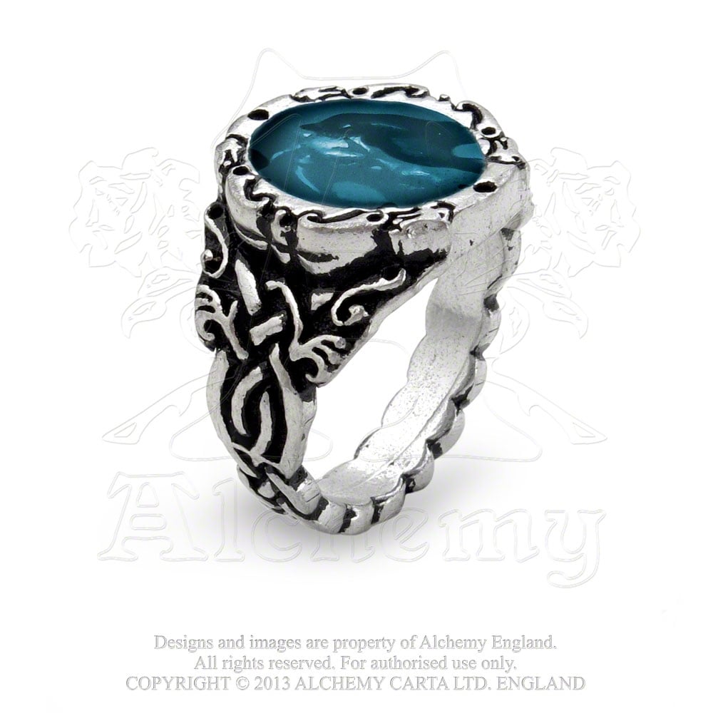Alchemy Gothic Draconis Celtica Ring R86T - Rings from Hillier 