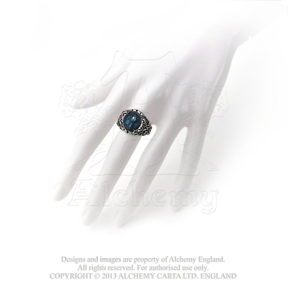 Alchemy Gothic Draconis Celtica Ring R86T - Rings from Hillier 