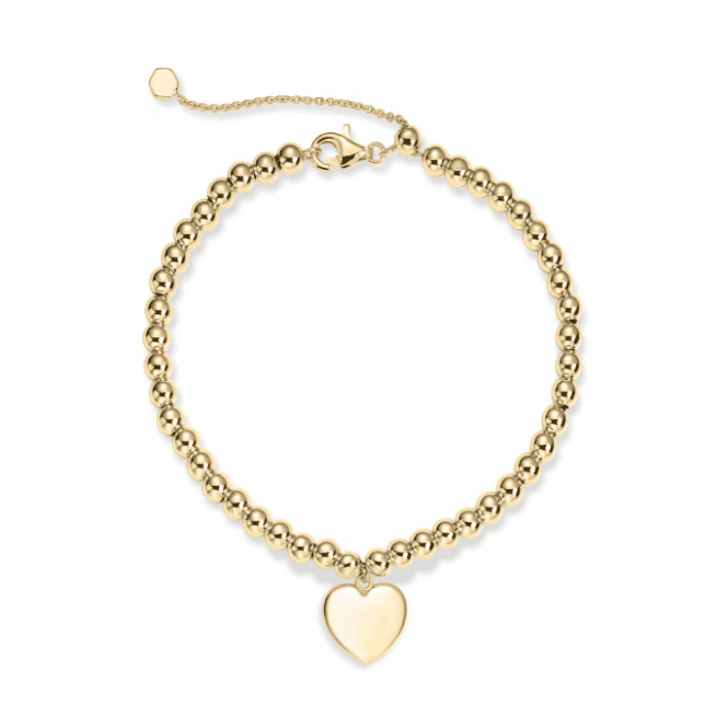 Beaded Heart Bracelet 