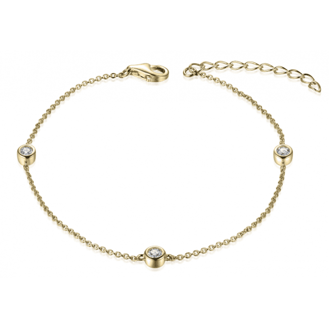 Bezel Stone Bracelet 