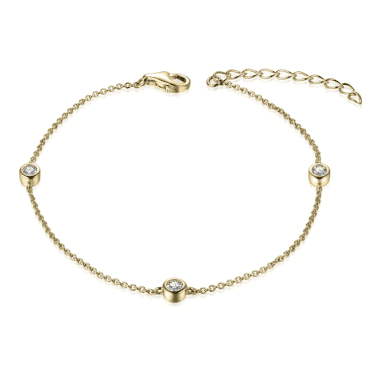 Bezel Stone Bracelet 