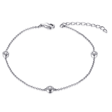 Bezel Stone Bracelet 