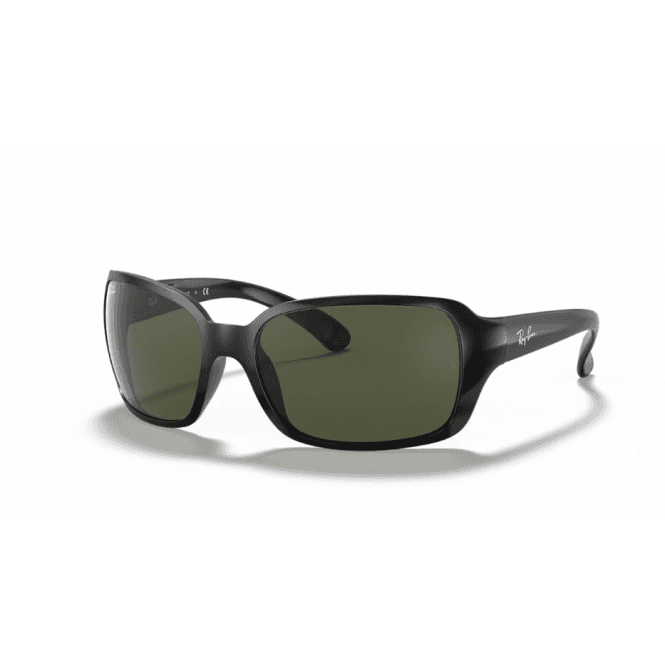 Black Classic Wrap Sunglasses 