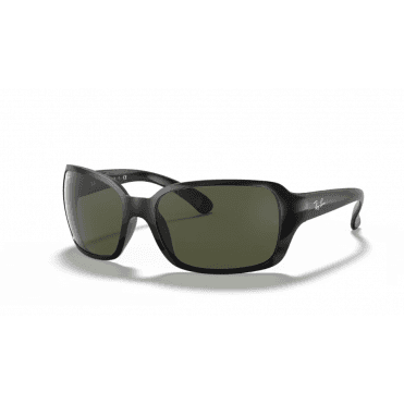 Black Classic Wrap Sunglasses 