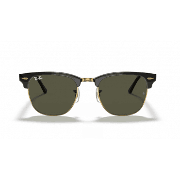Black & Gold Clubmaster Sunglasses 