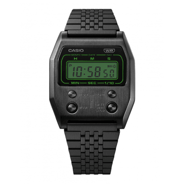 Black Ion Plated Digital Watch