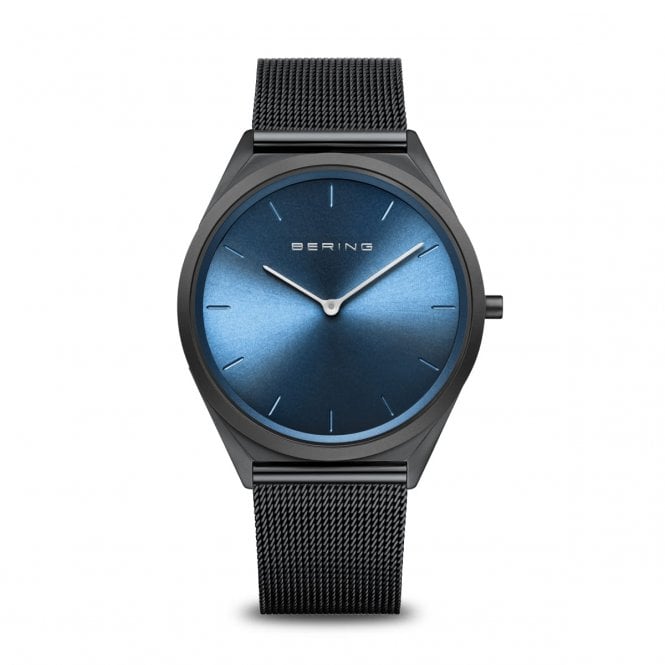 Black Ion Plated Ultra Slim Watch