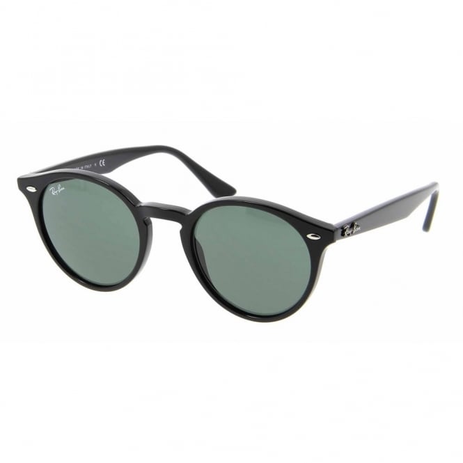 Black Round Frame Sunglasses RB2180 601/71 49