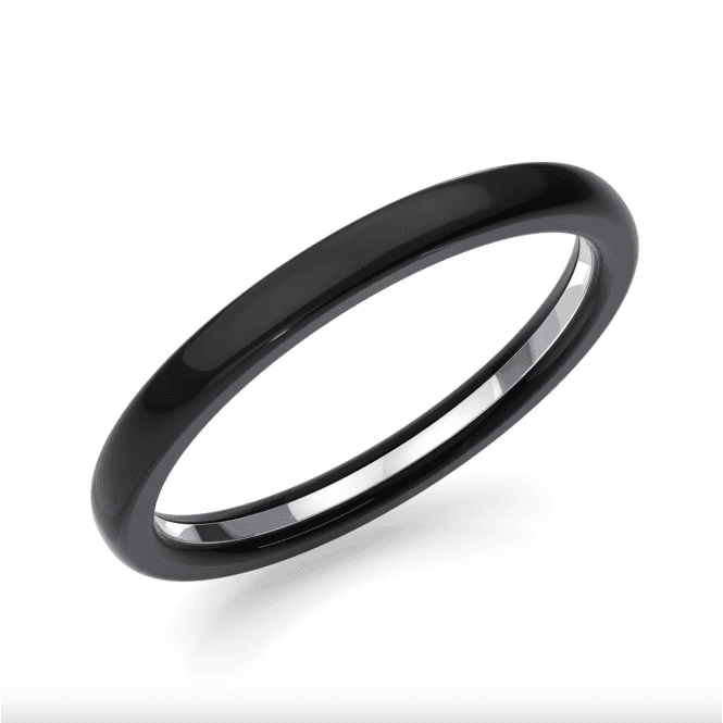 Black Zirconium 2.5mm Wedding Ring