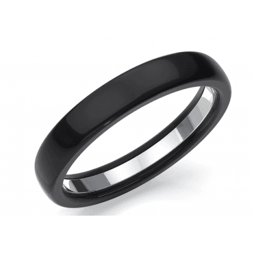 Black Zirconium 4mm Wedding Ring