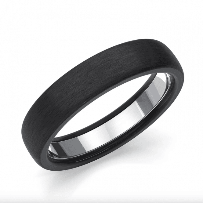 Black Zirconium 5mm Wedding Ring