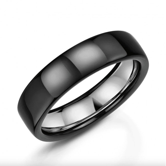 Black Zirconium 6mm Wedding Ring
