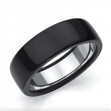 Black Zirconium 7mm Wedding Ring