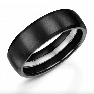 Black Zirconium 7mm Wedding Ring
