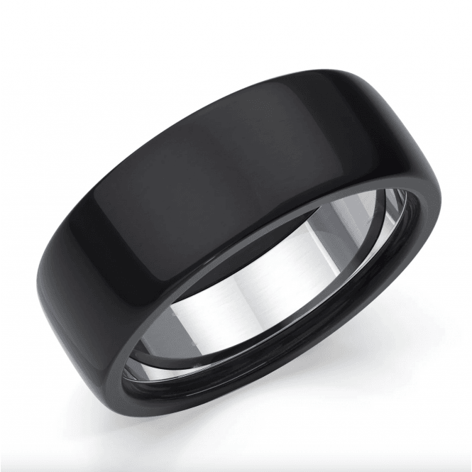 Black Zirconium 8mm Wedding Ring