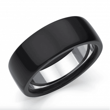 Black Zirconium 8mm Wedding Ring