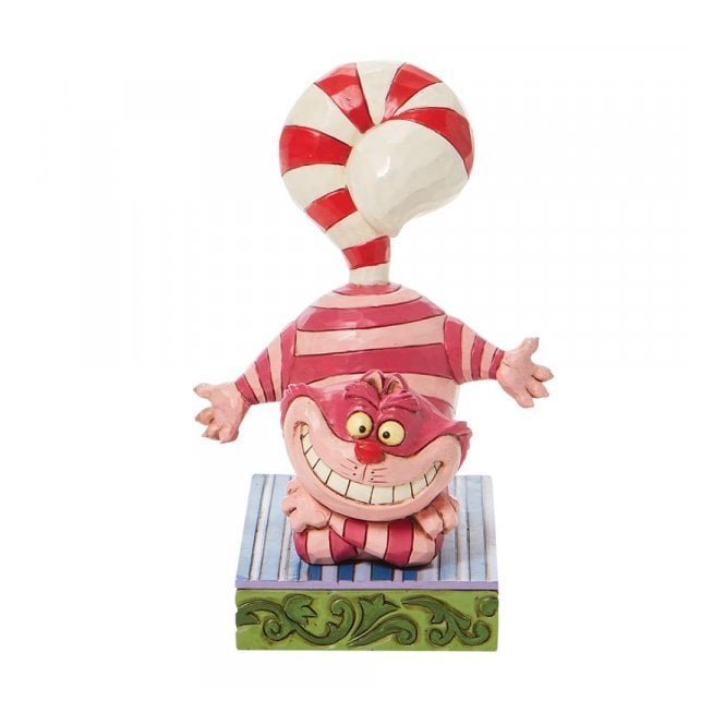 Cheshire Cat Candy Cane Tail Figure