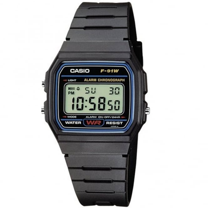 Classic Digital Resin Watch F-91W-1YER