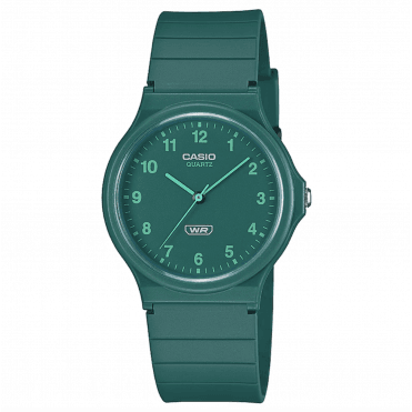 Classic Green Quartz Resin Watch 