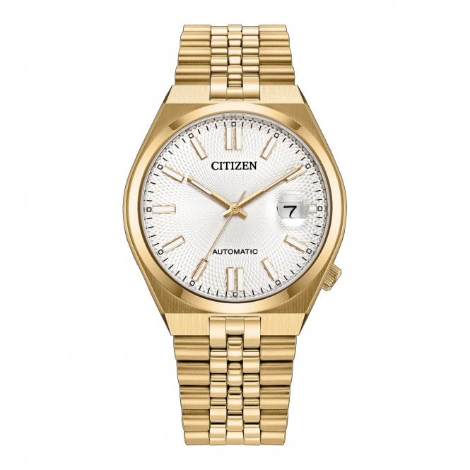 Gold Plated 37mm 'Tsuyosa 60' Automatic Watch