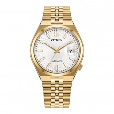 Gold Plated 37mm 'Tsuyosa 60' Automatic Watch