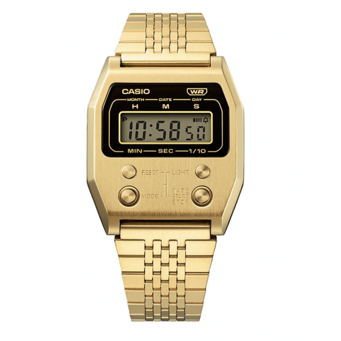 Gold Plated Digital Watch