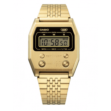 Gold Plated Digital Watch