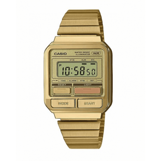 Gold Plated Digital Watch