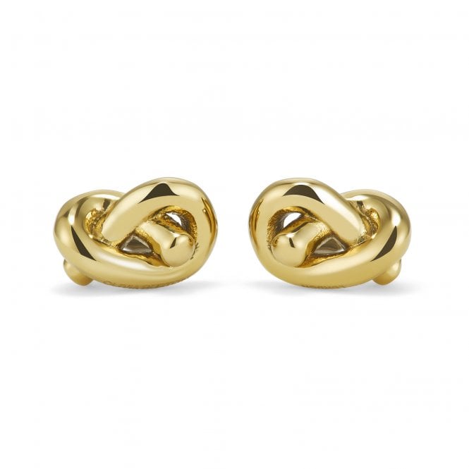 Gold Plated Lover's Knot Earrings
