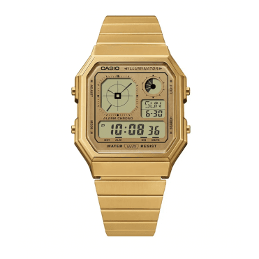 Gold Plated Vintage Digital Watch