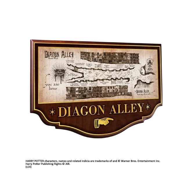 Harry Potter Diagon Alley Wall Plaque NN7058