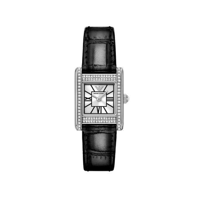 Ladies' Black Leather Genni Watch
