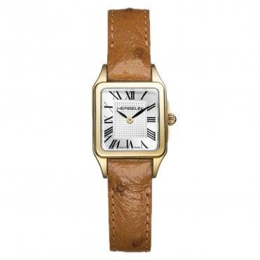 Ladies' Brown Leather Luna Mini Watch