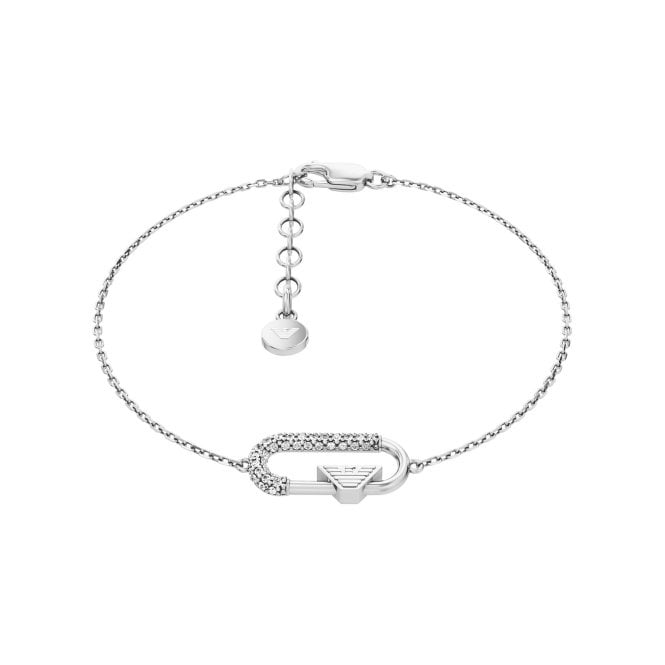 Ladies' Cubic Zirconia Logo Essence Bracelet