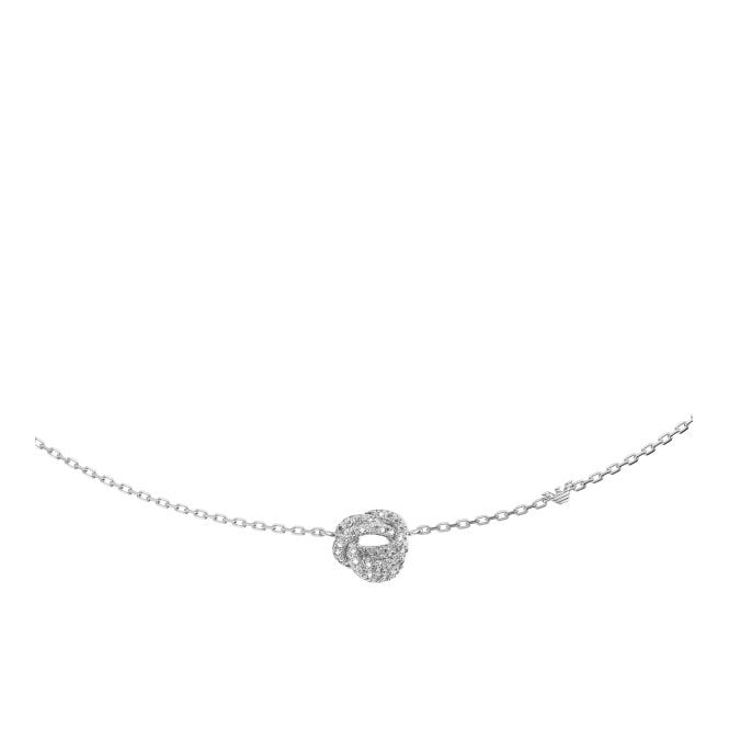 Ladies' Cubic Zirconia Siganture Knot Necklace