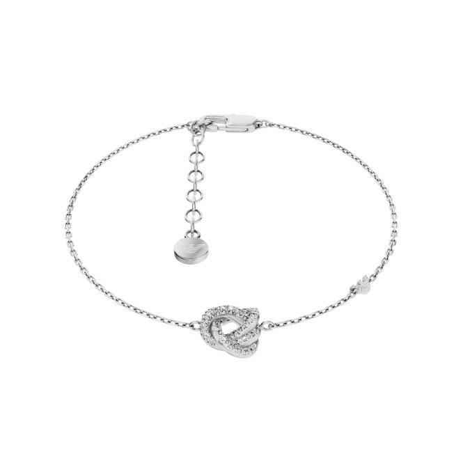 Ladies' Cubic Zirconia Signature Knot Bracelet