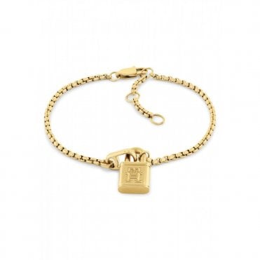 Ladies' Gold Plated American Icon Bracelet