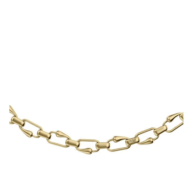 Ladies' Gold Plated Artful Link Necklace