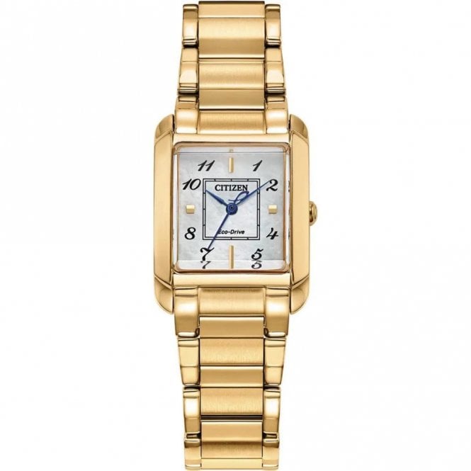 Ladies' Gold Plated Bianca Eco-Drive Watch