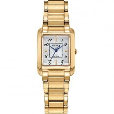 Ladies' Gold Plated Bianca Eco-Drive Watch