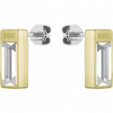 Ladies' Gold Plated Clia Earrings