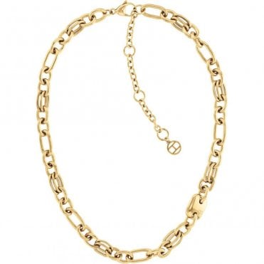 Ladies' Gold Plated Contrast Necklace