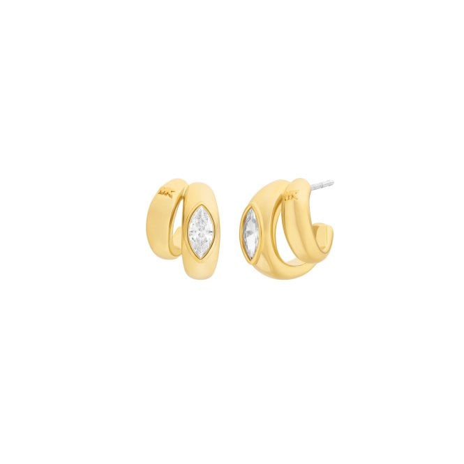 Ladies' Gold Plated Cubic Brilliance Earrings