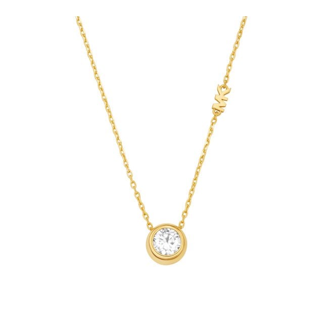 Ladies' Gold Plated Cubic Brilliance Necklace