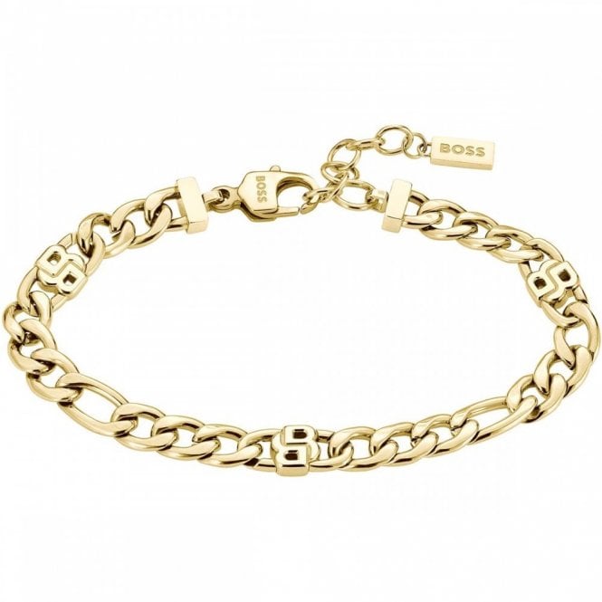 Ladies' Gold Plated Double B Bracelet