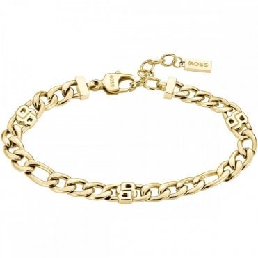 Ladies' Gold Plated Double B Bracelet