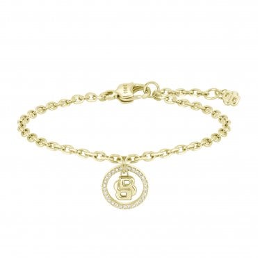 Ladies' Gold Plated Double B Divine Bracelet